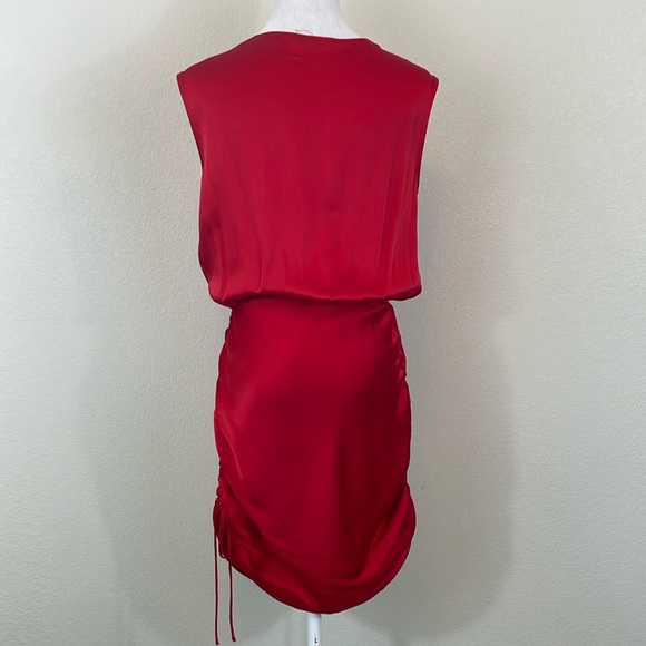 Amanda Uprichard deep v mini dress size small - Picture 5 of 8